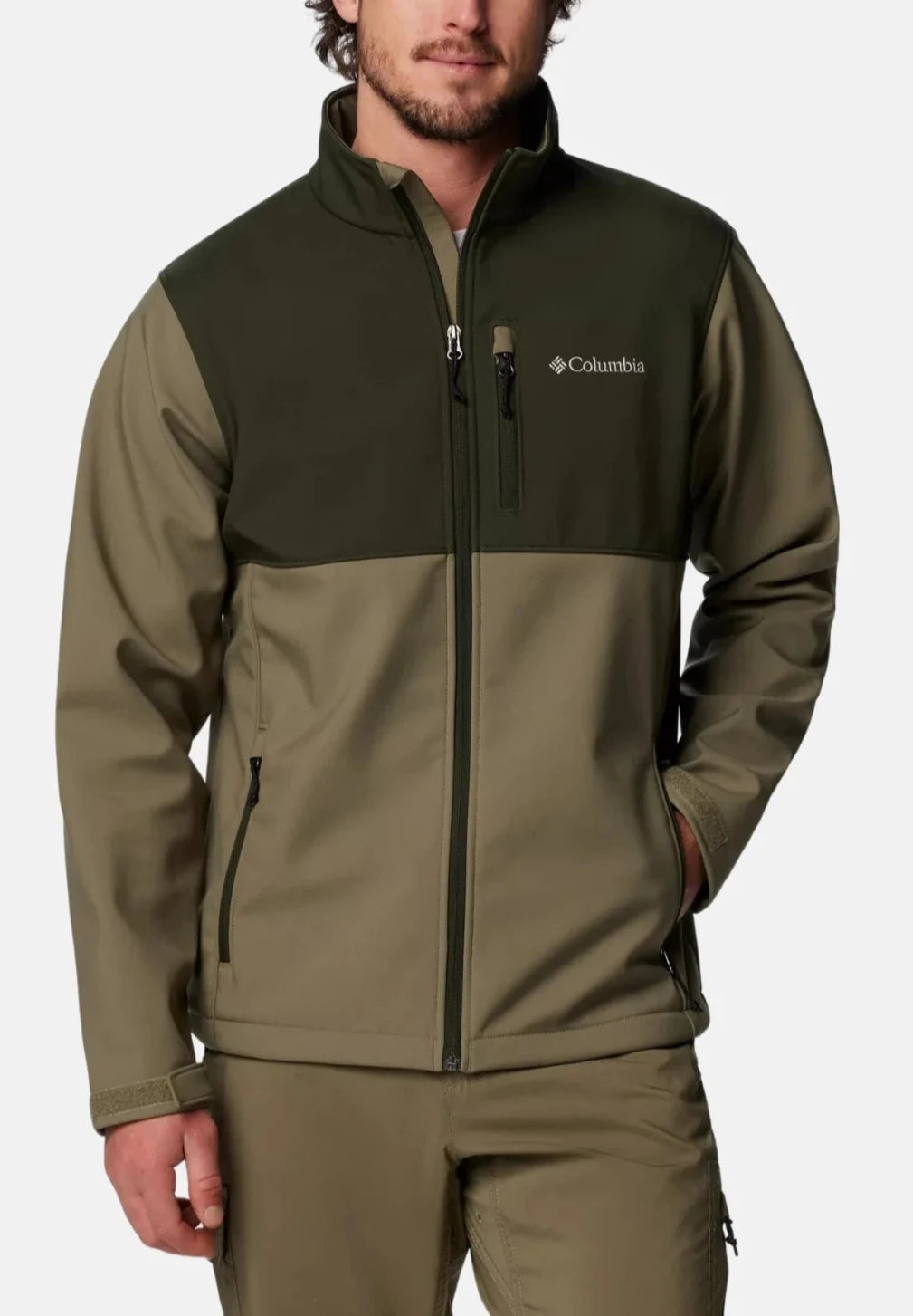 Columbia Ascender Softshell Jacket Stone Green