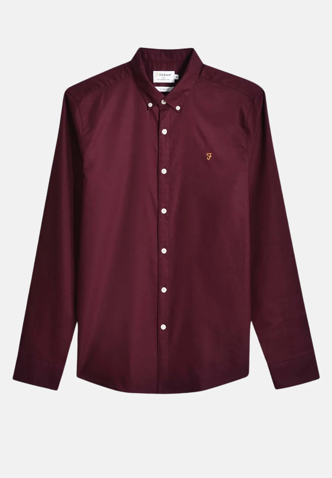 Farah Brewer Oxford Shirt | Bordeaux