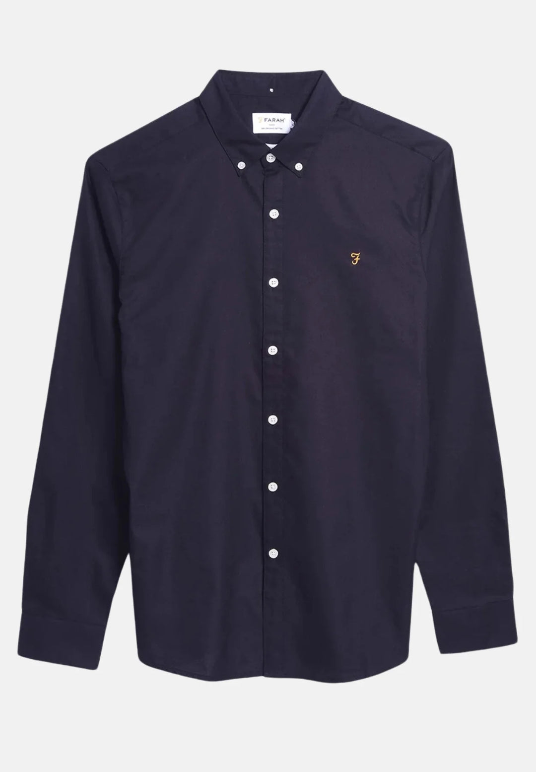 Farah Brewer Oxford Shirt | Navy