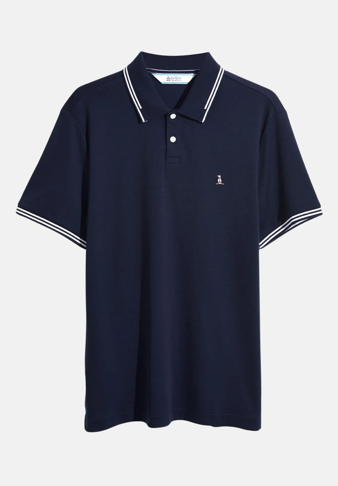 Original Penguin Icons Tipped Polo Shirt | Dark Sapphire