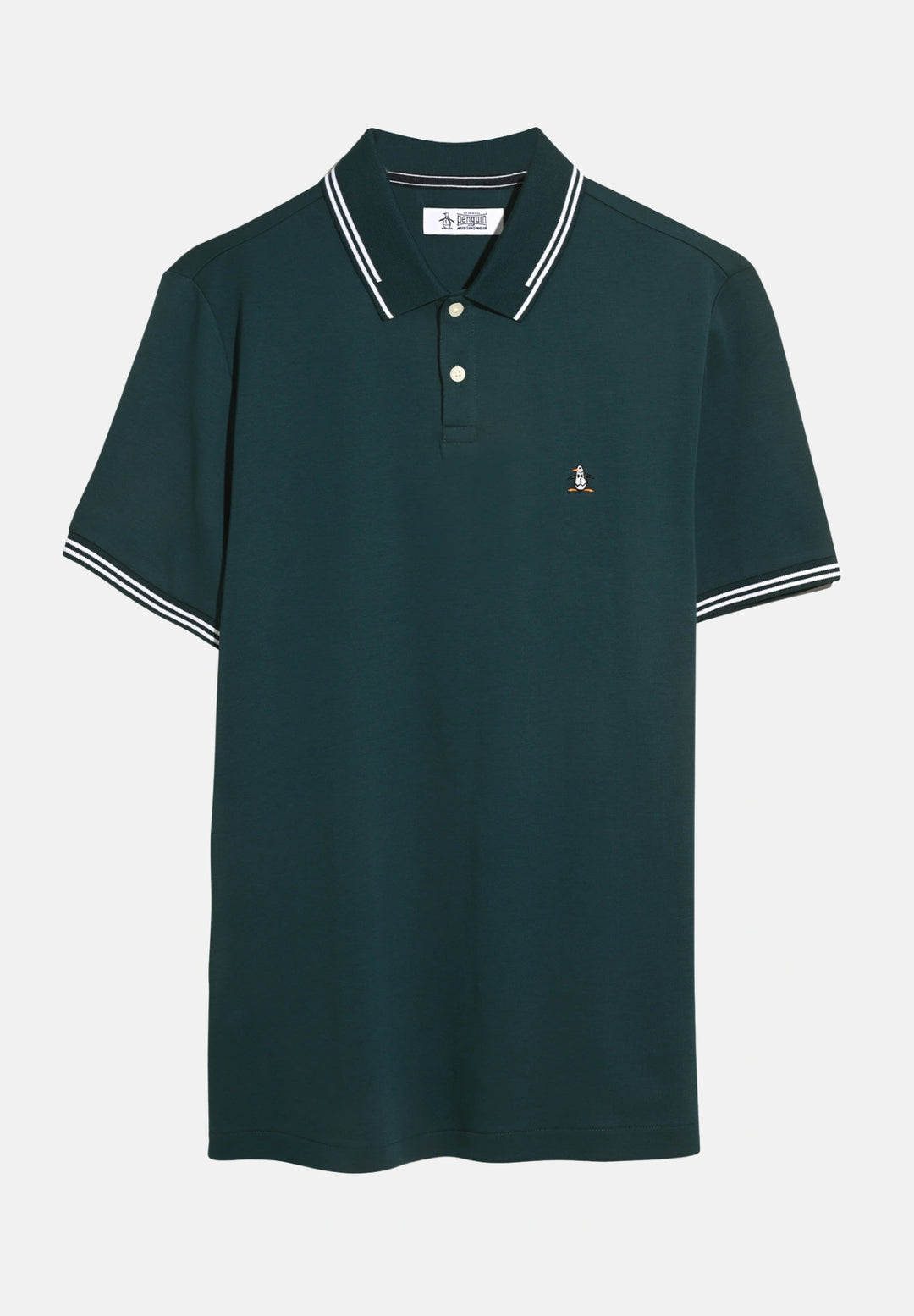 Original Penguin Icons Tipped Polo Shirt | Reflecting Pond