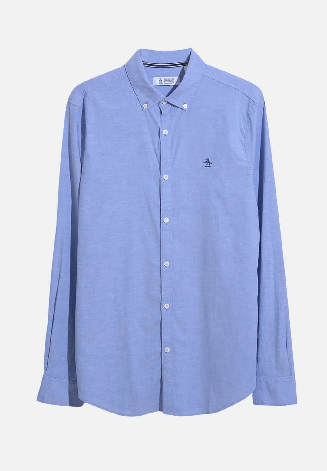 Original Penguin Oxford Stretch Shirt | Amparo Blue
