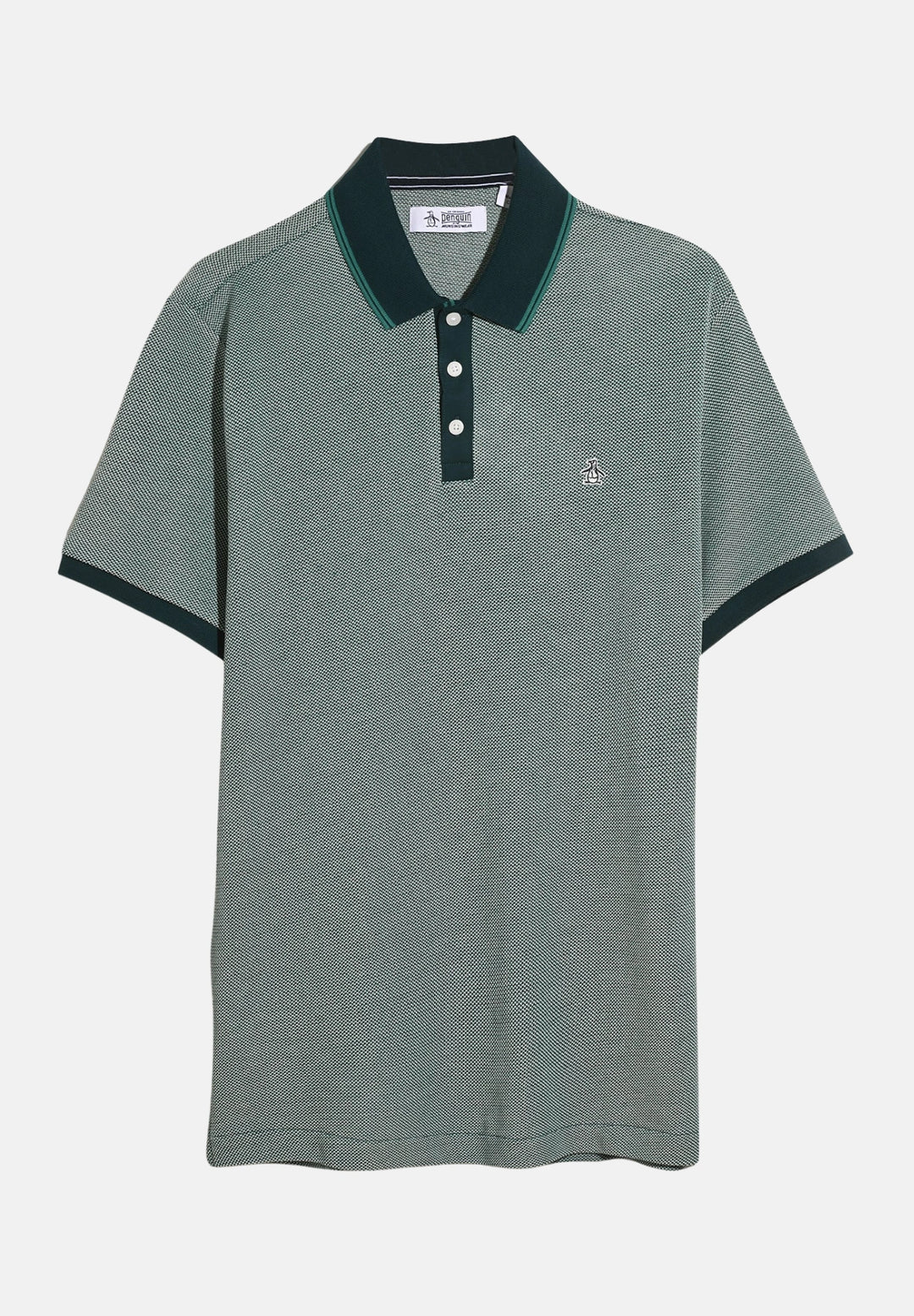 Original Penguin Tricolour Pique Polo Shirt | Reflecting Pond