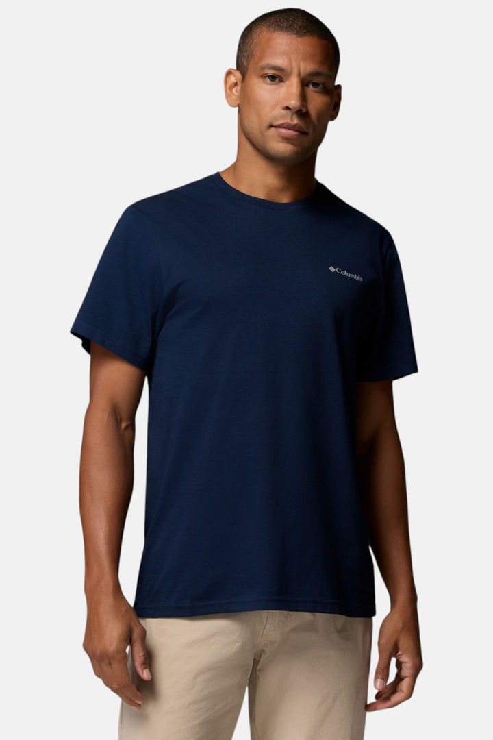 Men's Columbia CSC basic tee, collegiate navy, crew neck short sleeves