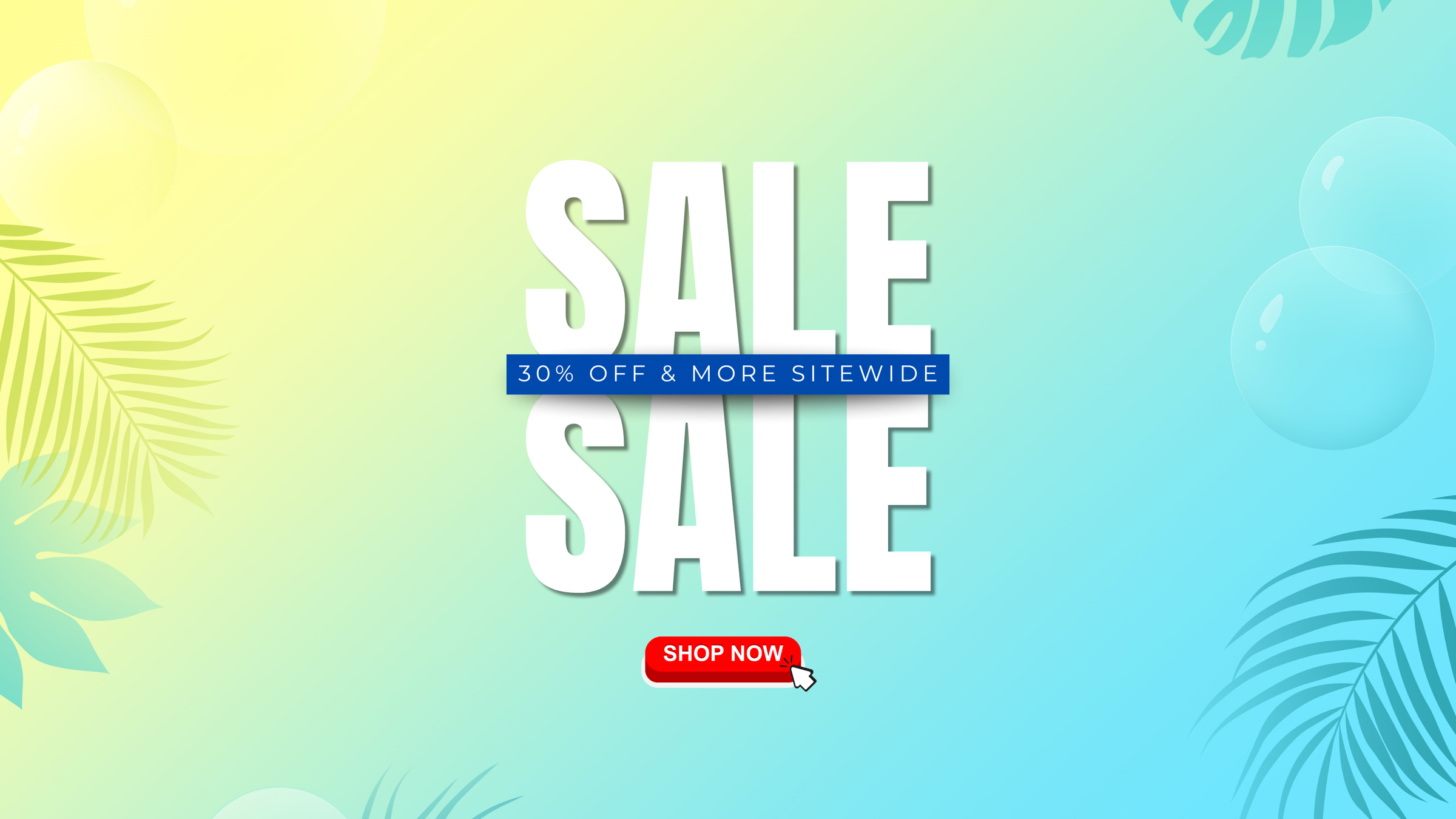 30% and more Off sale banner