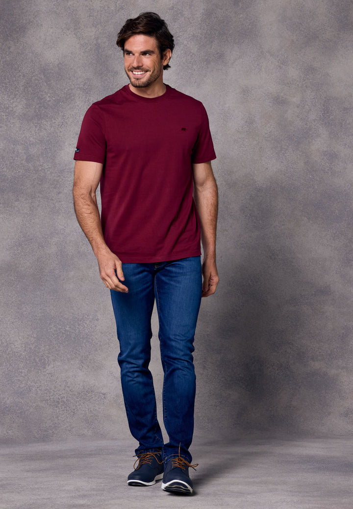 Rivet & Denim Josh T-Shirt | Burgundy