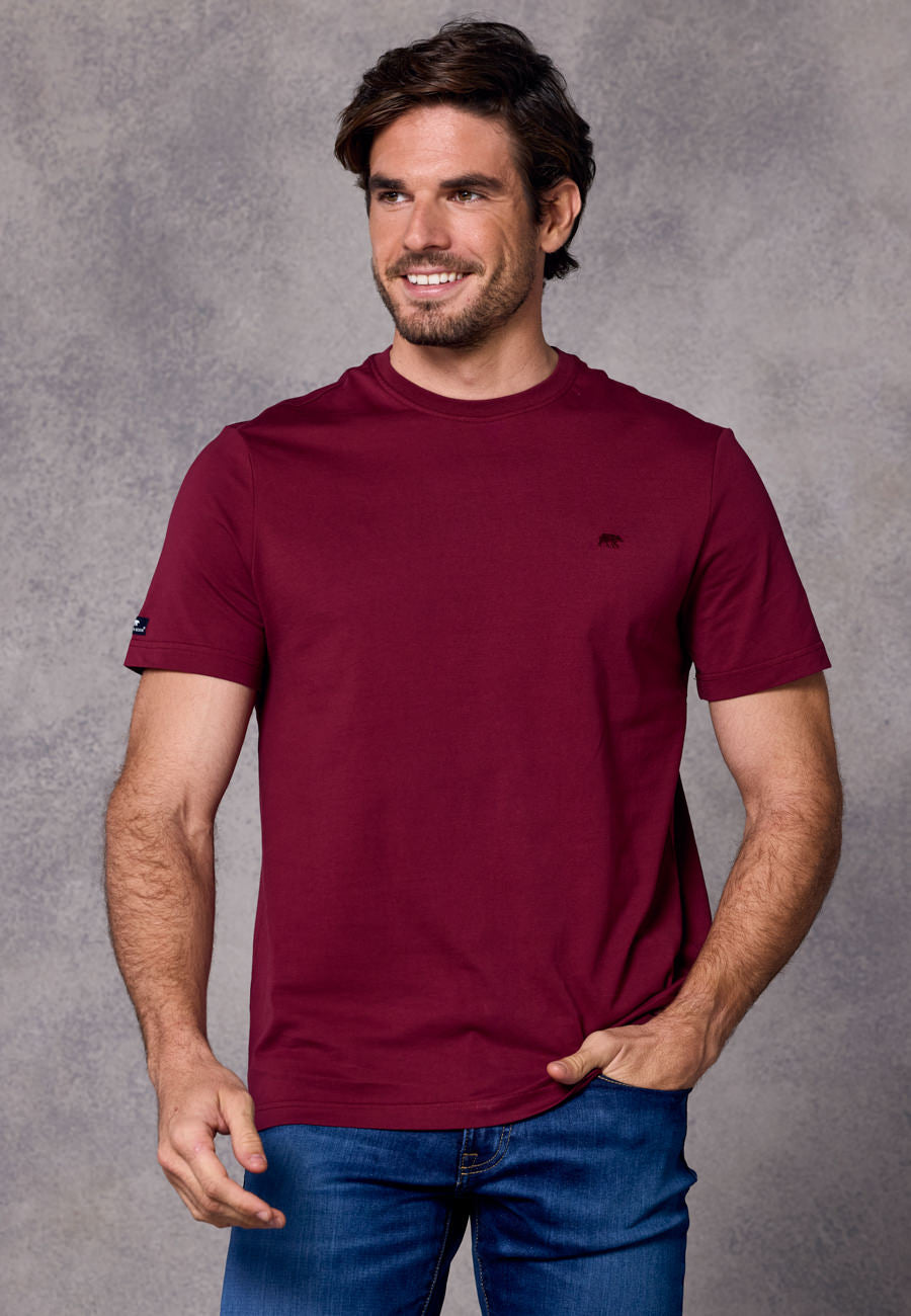 Rivet & Denim Josh T-Shirt | Burgundy