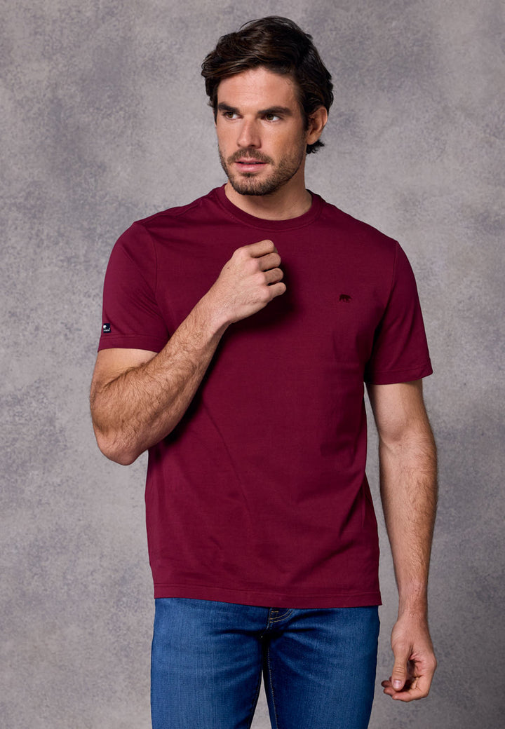 Rivet & Denim Josh T-Shirt | Burgundy