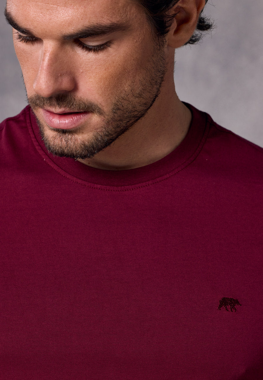 Rivet & Denim Josh T-Shirt | Burgundy