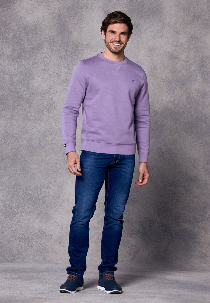 Rivet & Denim Senator Crew Sweatshirt | Lilac