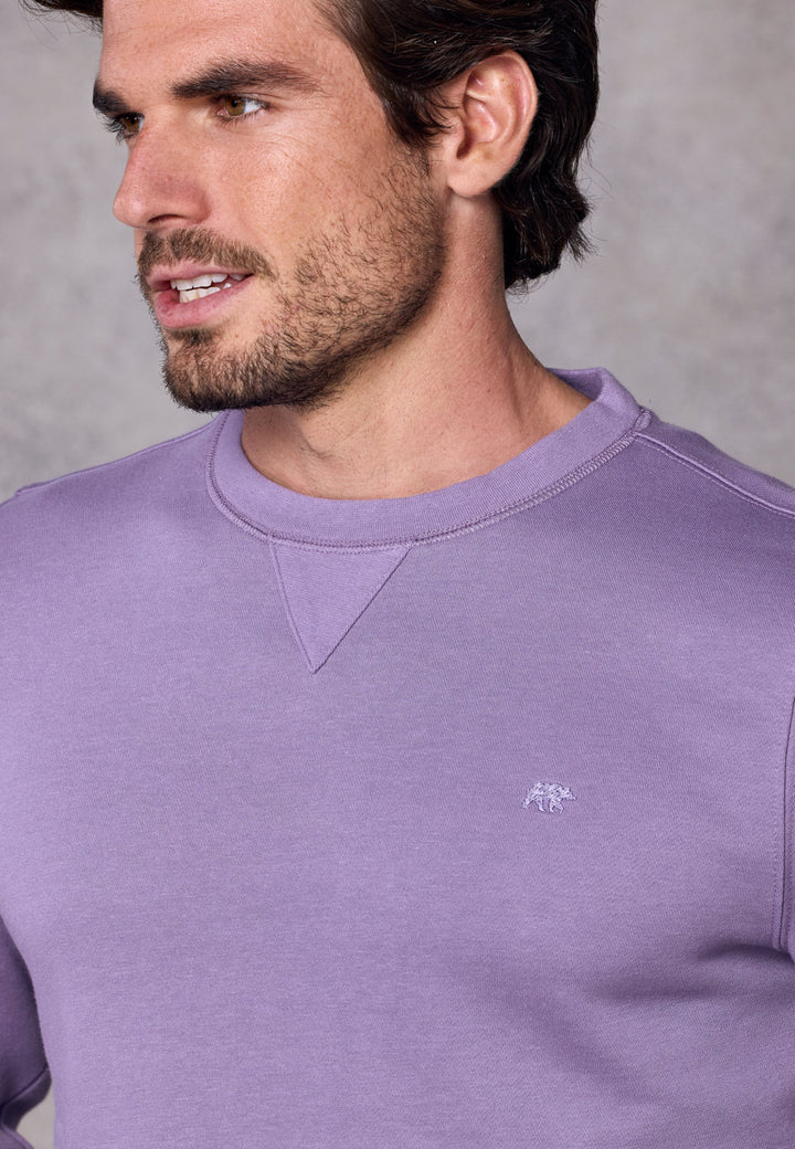 Rivet & Denim Senator Crew Sweatshirt | Lilac