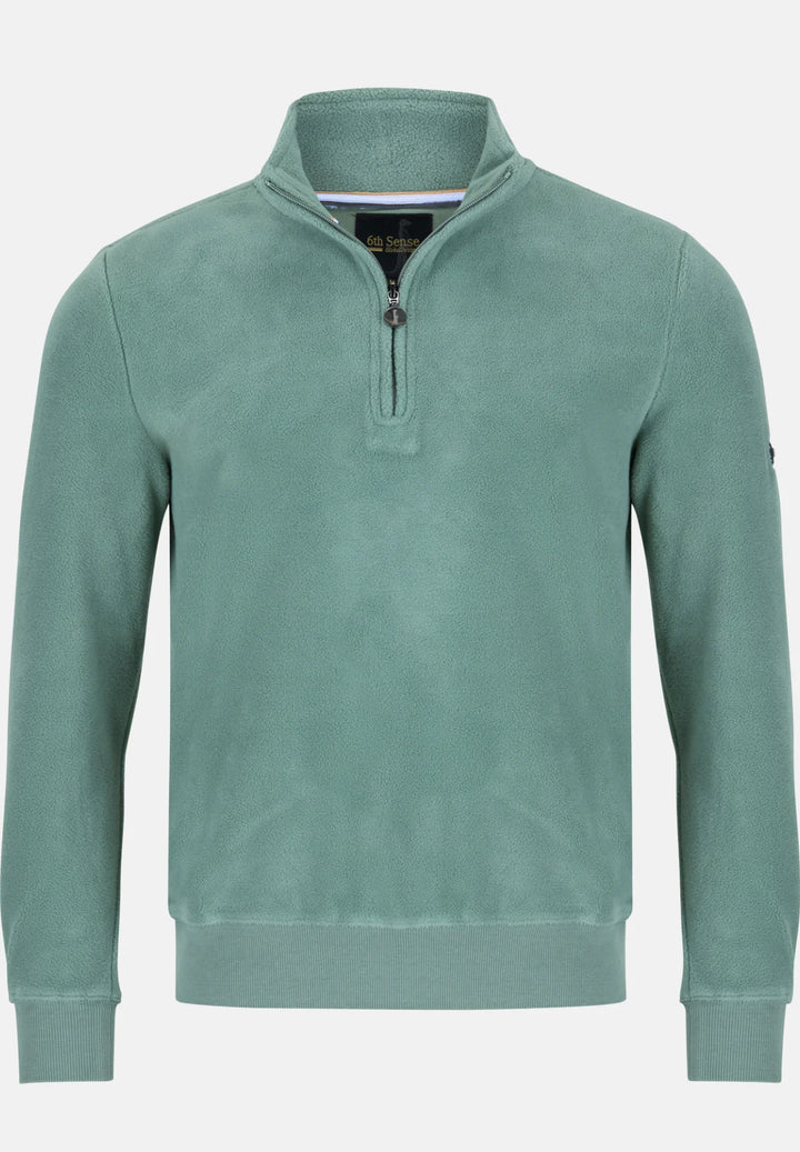 6th Sense 1/4-zip Fleece Top | Elevate | Green
