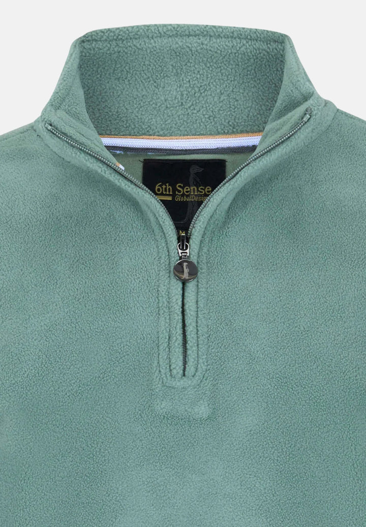 6th Sense 1/4-zip Fleece Top | Elevate | Green