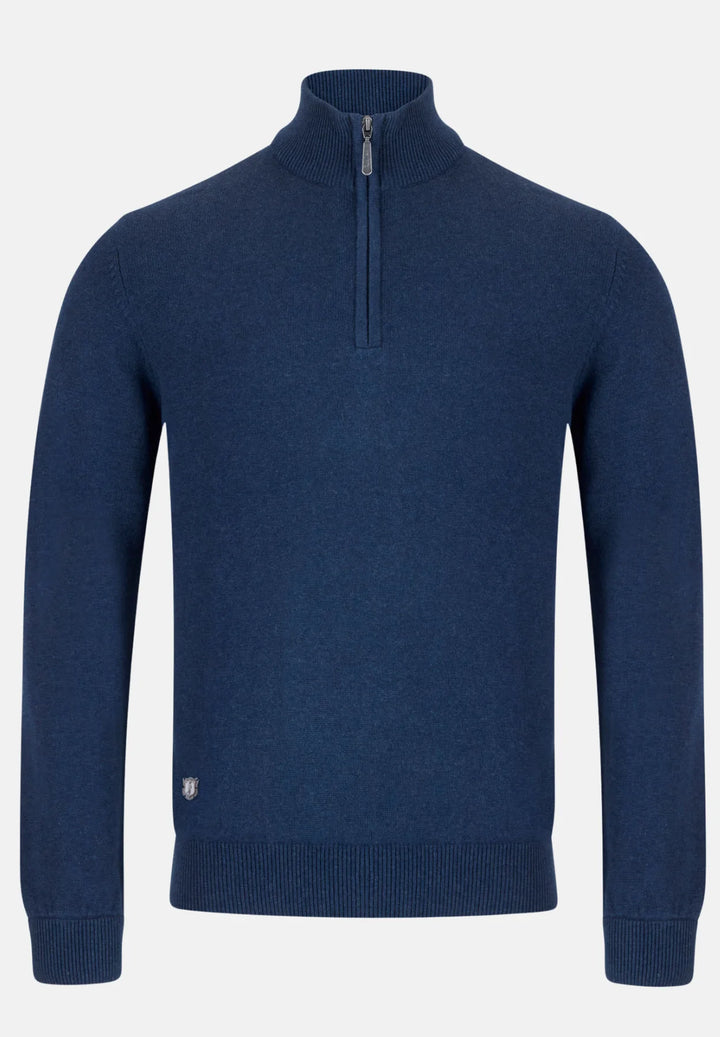 6th Sense 1/4-zip Jumper | Andrew | Indigo