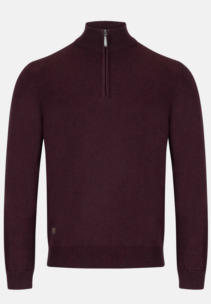 6th Sense 1/4-zip Jumper | Andrew | Wine