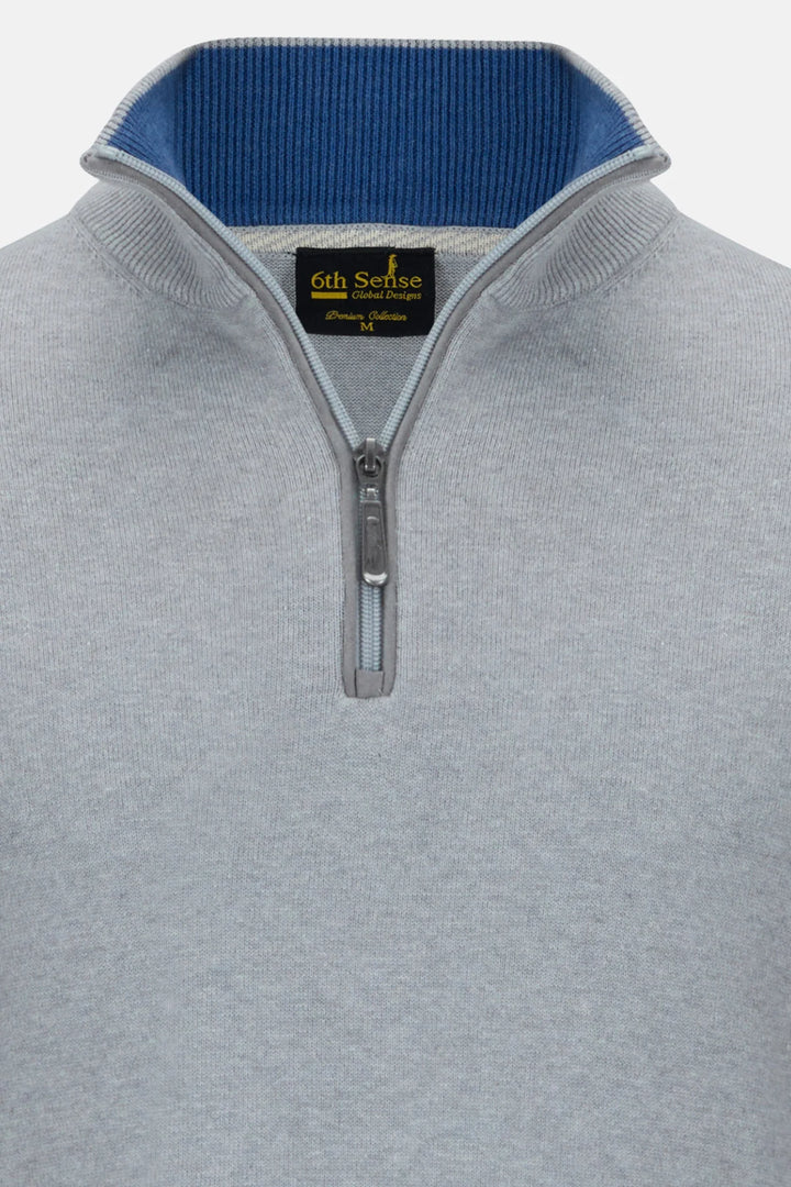 6th Sense 1/4-zip Jumper | Harry | Alloy
