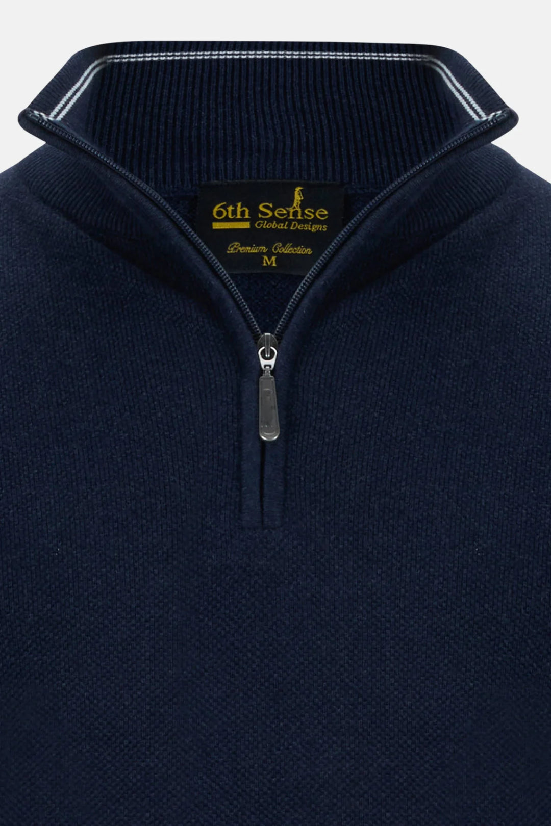 6th Sense 1/4-zip Jumper | Tropic | Navy Blazer