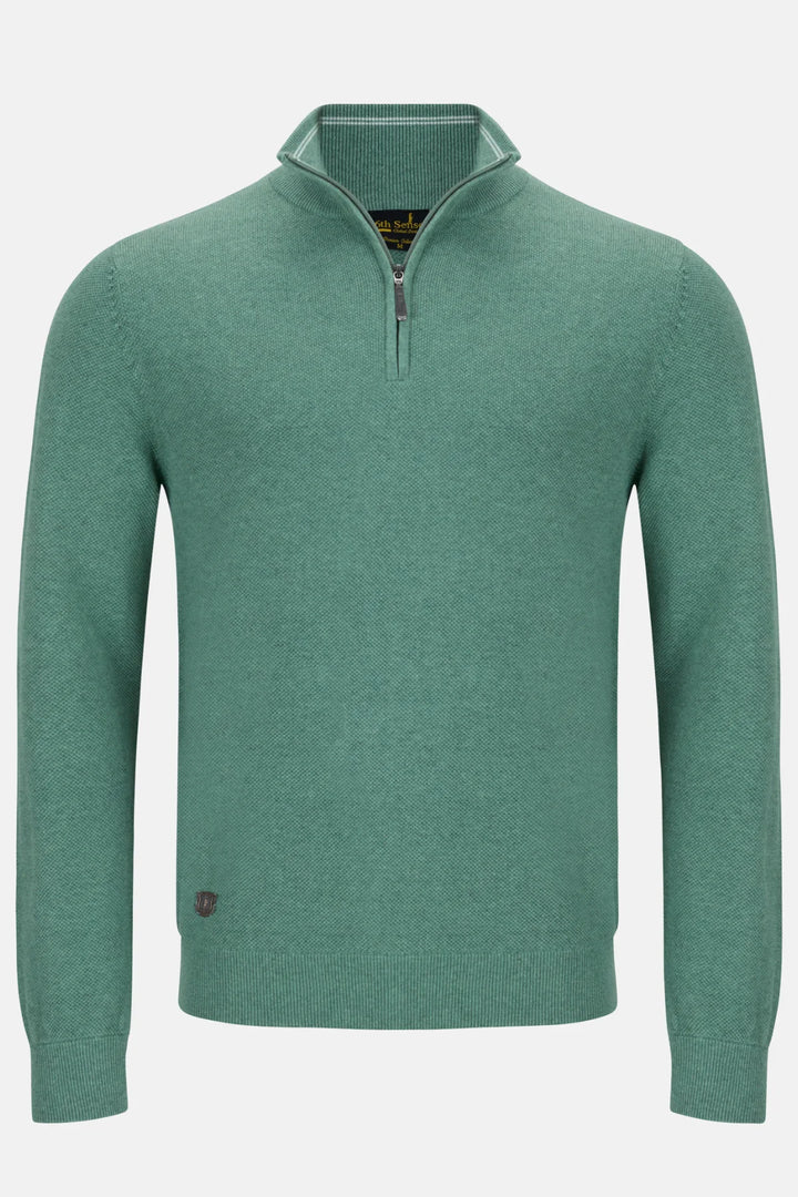 6th Sense 1/4-zip Jumper | Tropic | Peppermint
