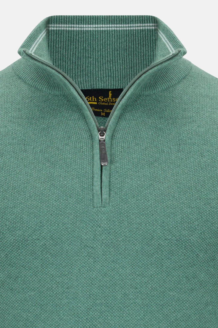 6th Sense 1/4-zip Jumper | Tropic | Peppermint
