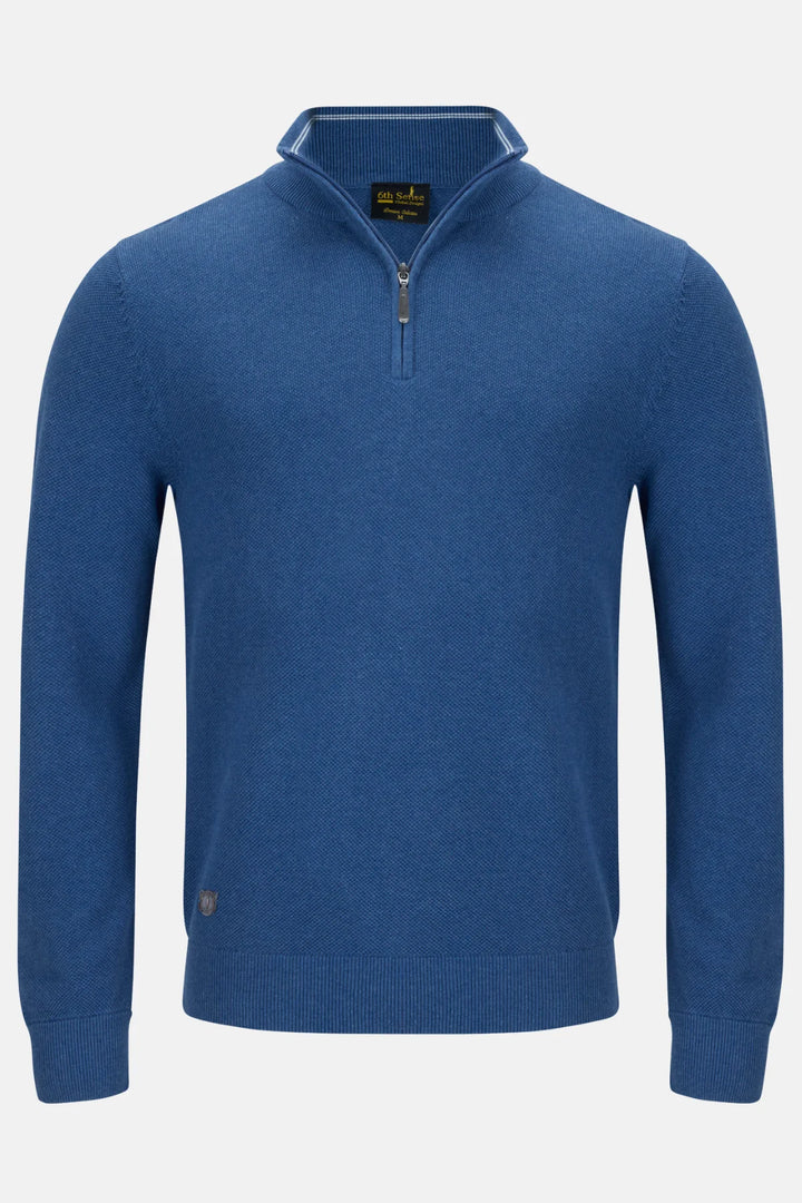 6th Sense 1/4-zip Jumper | Tropic | True Blue