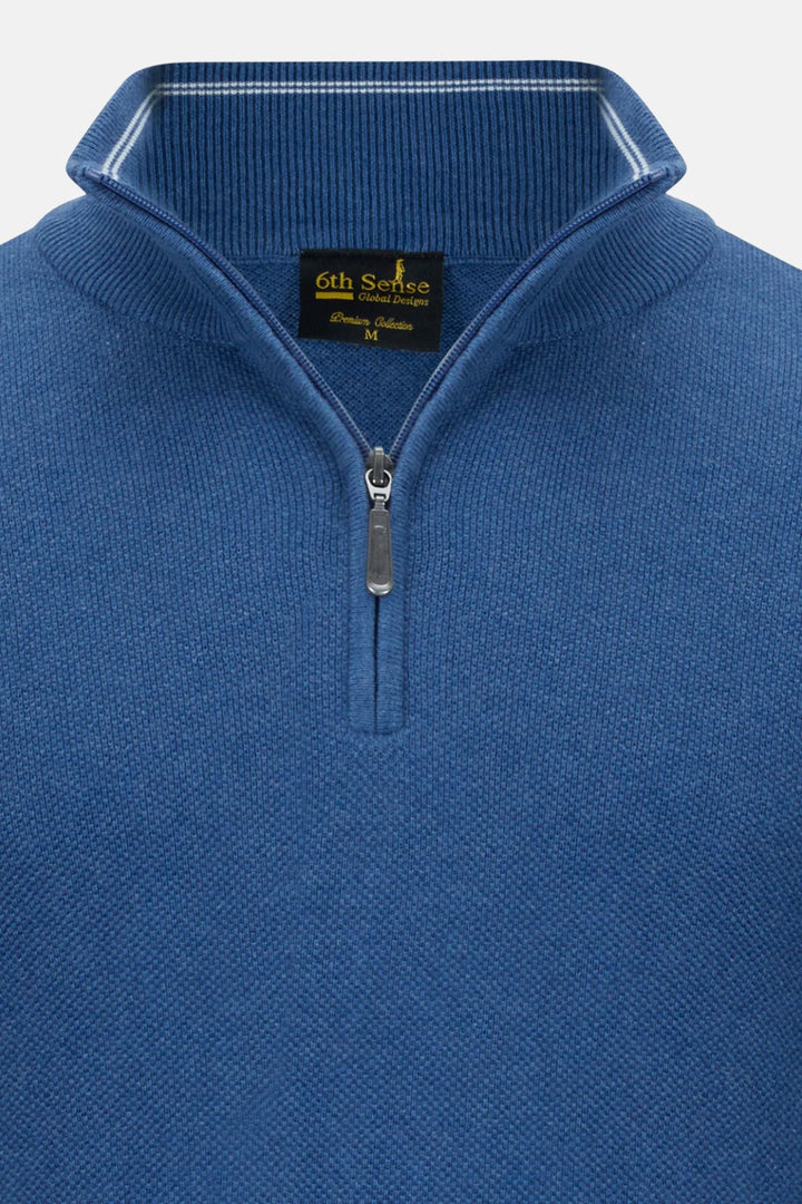 6th Sense 1/4-zip Jumper | Tropic | True Blue