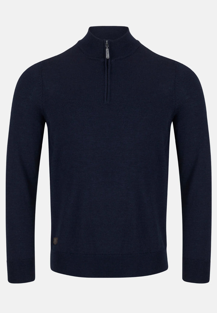 6th Sense 1/4-zip Merino Jumper | Dk Navy