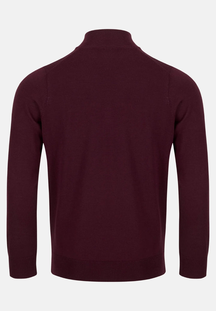 6th Sense 1/4-zip Merino Jumper | Prunell