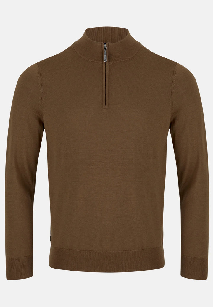 6th Sense 1/4-zip Merino Jumper | Vison