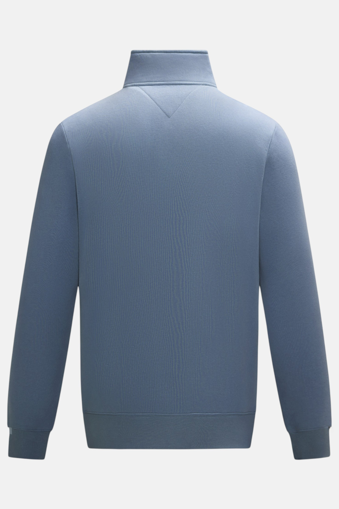 6th Sense Flint quarter-zip top, back view, with stand collar, long sleeves, and ribbed hem
