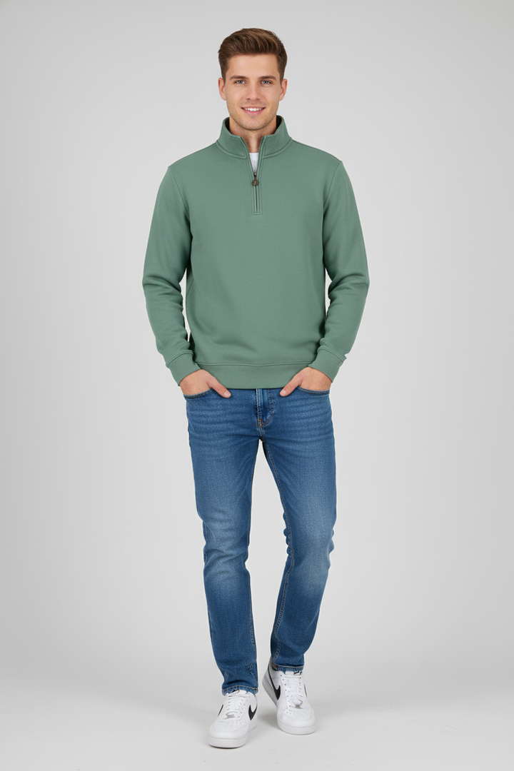 6th Sense 1/4-zip Top | Core | Apple