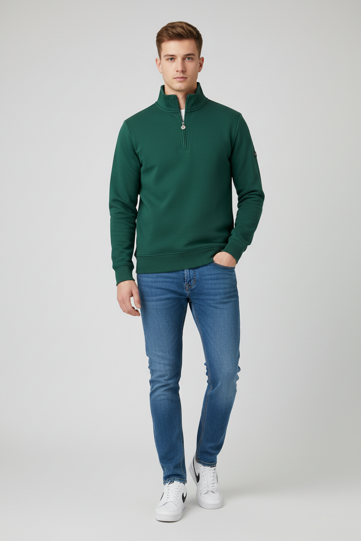 6th Sense 1/4-zip Top | Core | Aqua