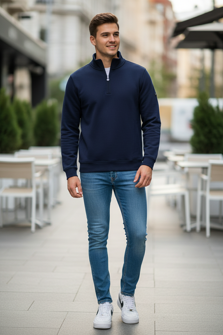 6th Sense 1/4-zip Top | Core | Navy