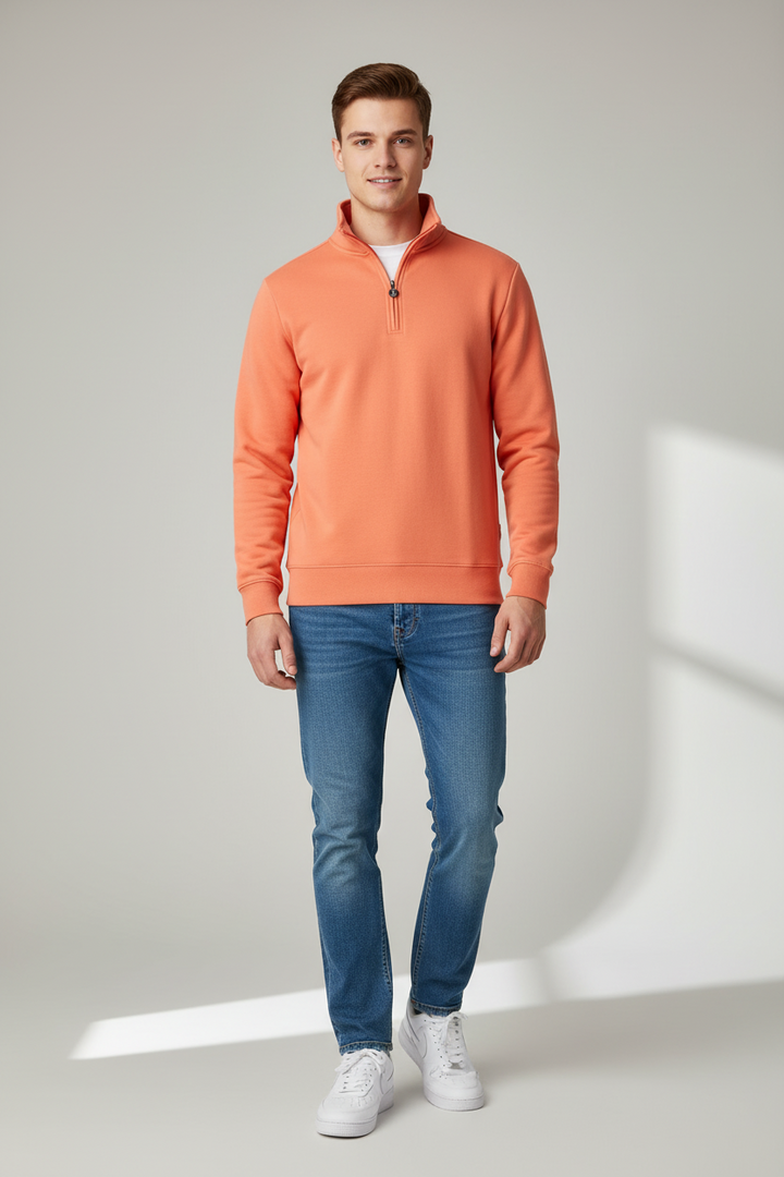 6th Sense 1/4-zip Top | Core | Orange