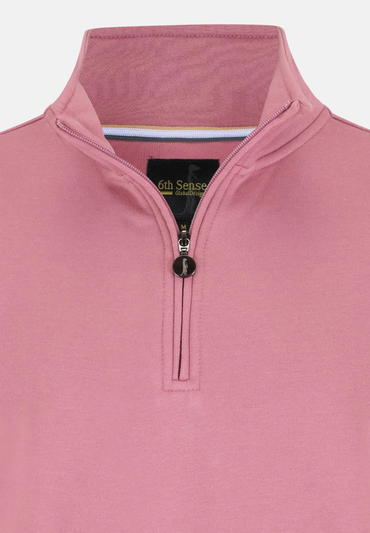 6th Sense 1/4-zip Top | Core | Rose