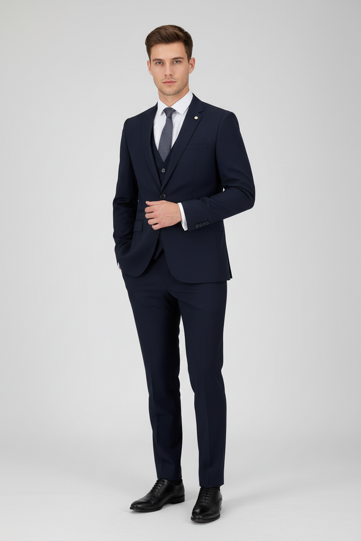 6th Sense 3-Piece Suit | Valley | Navy