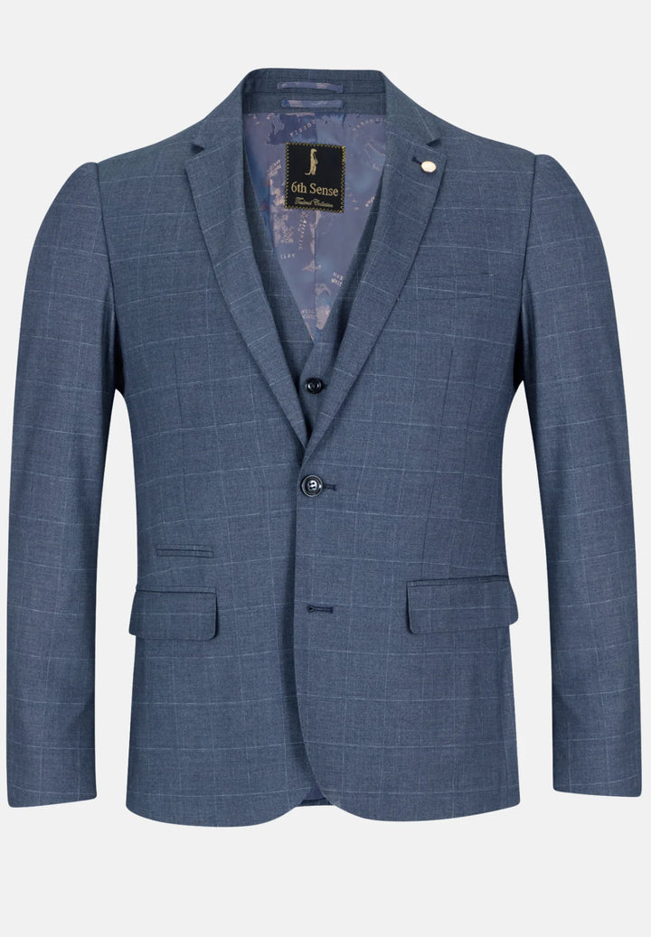 6th Sense 3-Piece Suit | Crystal | Blue