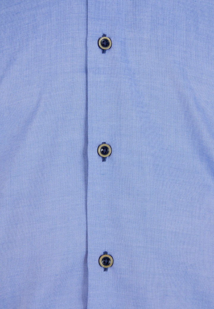 6th Sense BD Lyocell Shirt | Long Sleeve | Blue #1