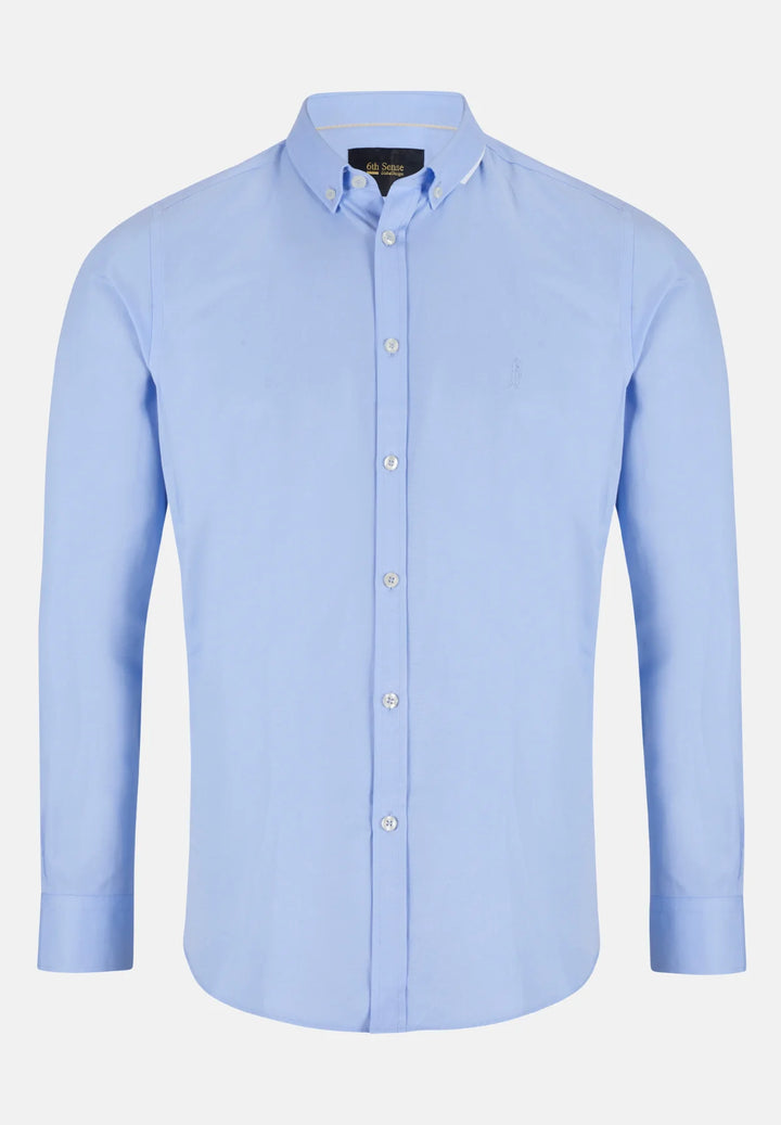 6th Sense BD Oxford Shirt | Long Sleeve | Light Blue #3