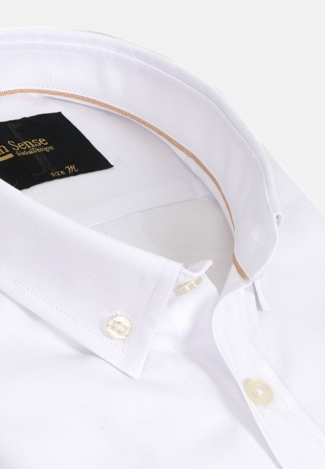 6th Sense BD Oxford Shirt | Long Sleeve |  White #1