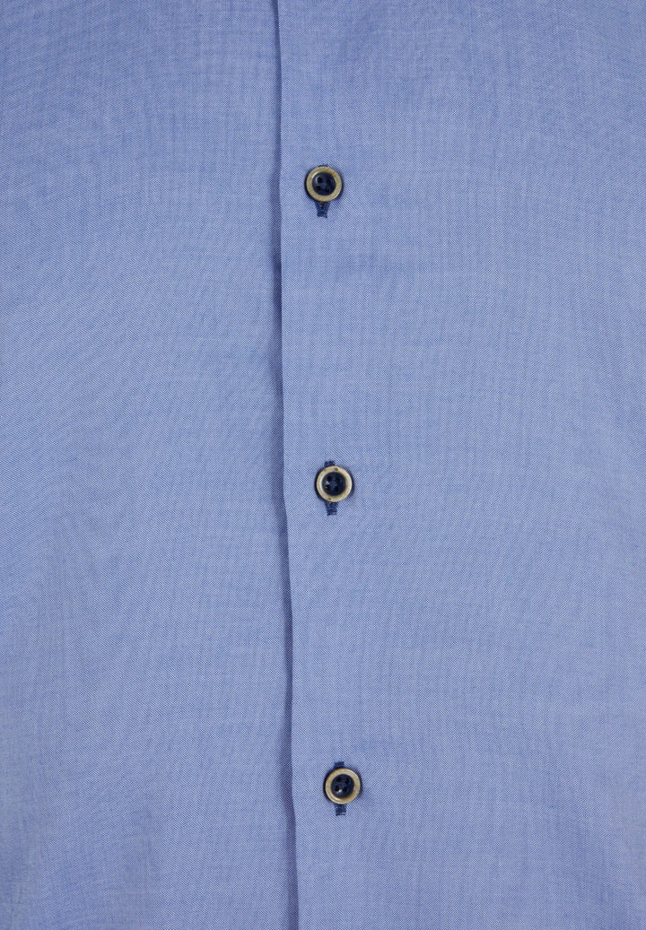 6th Sense CAC Lyocell Shirt | Long Sleeve | Blue #1