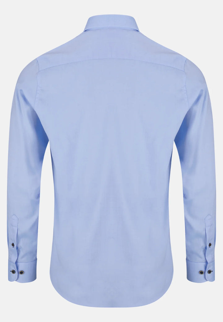 6th Sense CAC Lyocell Shirt | Long Sleeve | Blue #2