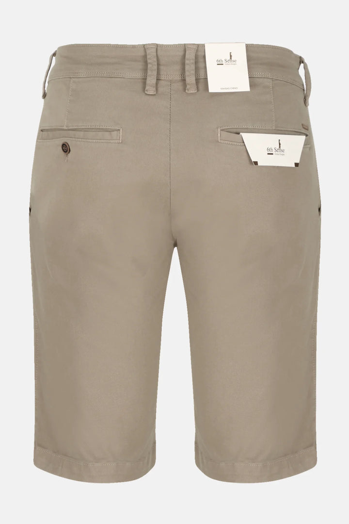 6th Sense Chino Shorts  | Kansas | Dark Khaki