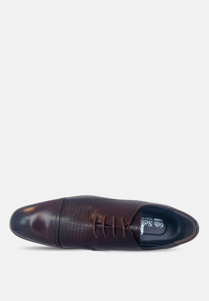 6th Sense Formal Eton Shoe | Burgundy