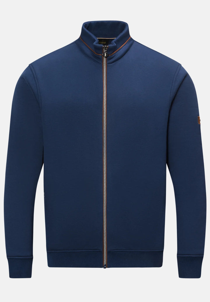 6th Sense Everest Hybrid full-zip Top | Dress Blue