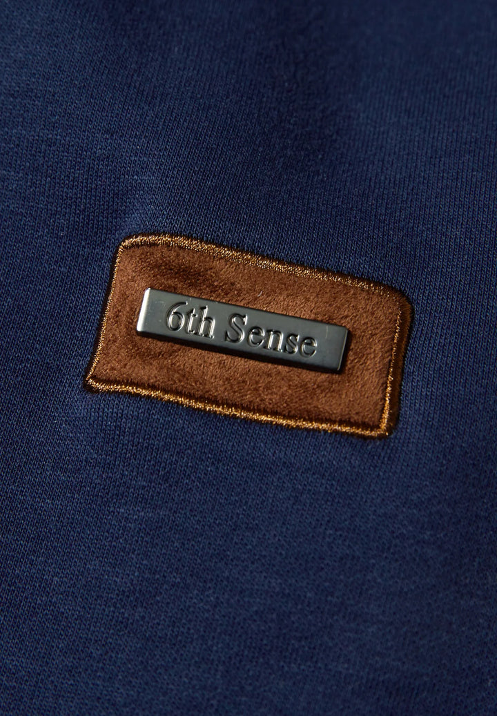 6th Sense Everest Hybrid full-zip Top | Dress Blue