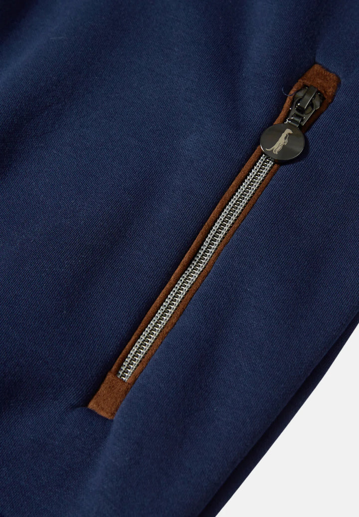 6th Sense Everest Hybrid full-zip Top | Dress Blue