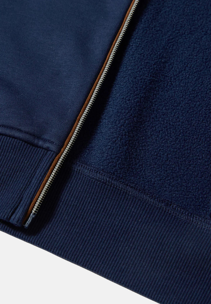 6th Sense Everest Hybrid full-zip Top | Dress Blue