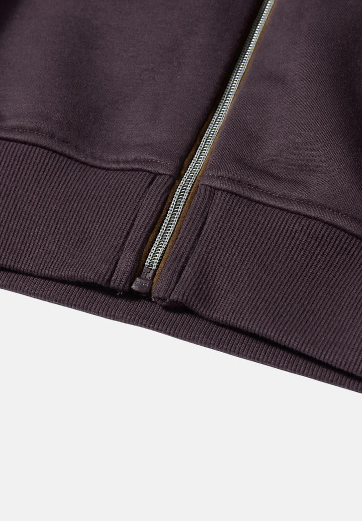 6th Sense Everest Hybrid full-zip Top | Plum
