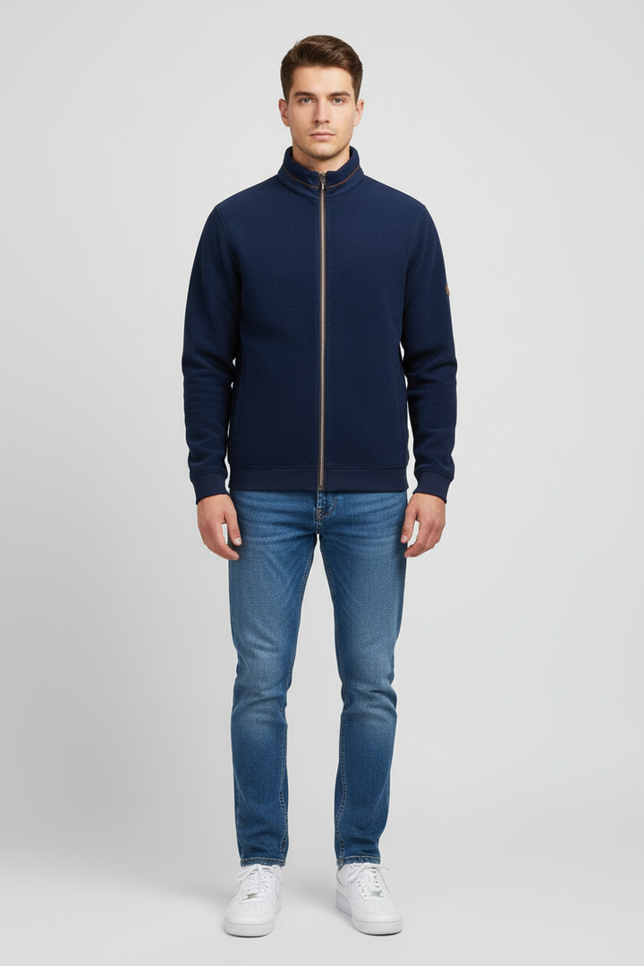 6th Sense Everest full-zip Fleece | Dress Blue