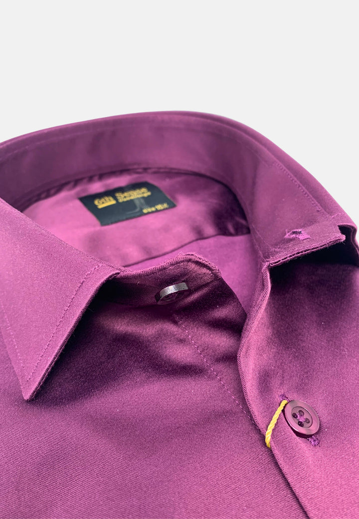 6th Sense Formal Shirt | Long Sleeve | Purple